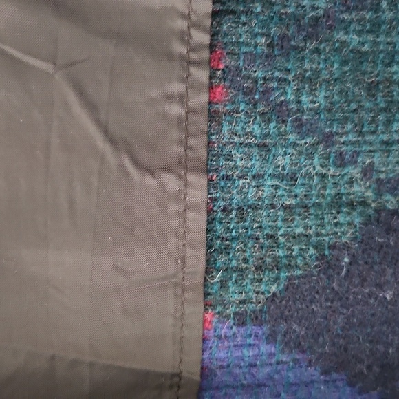 Vintage Woolrich Oversized Argyle Wool Southwestern Jacket Size M - Picture 8 of 10